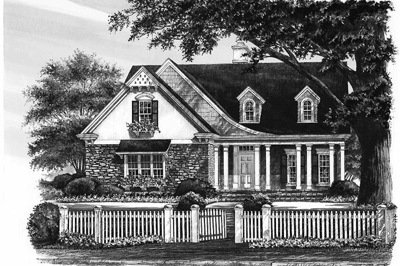 Home Plan - Exterior - Front Elevation for Craftsman House Plan #137-332 - 4 bed, 3.5 bath