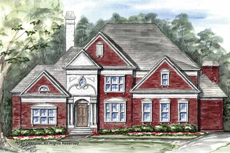 Architectural House Design - Traditional Exterior - Front Elevation Plan #54-331