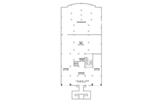 Floor Plan - Other Floor for Mediterranean House Plan #929-900 - 5 bed, 6.5 bath