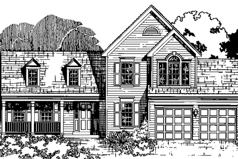 House Plan Design - Country Exterior - Front Elevation Plan #953-19