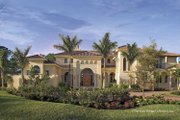 Mediterranean Style House Plan - 4 Beds 5.5 Baths 6684 Sq/Ft Plan #930-398 