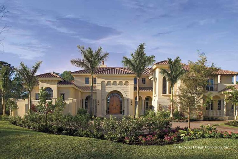 Home Plan - Mediterranean Exterior - Front Elevation Plan #930-398