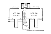 Country Style House Plan - 3 Beds 2.5 Baths 1898 Sq/Ft Plan #929-96 