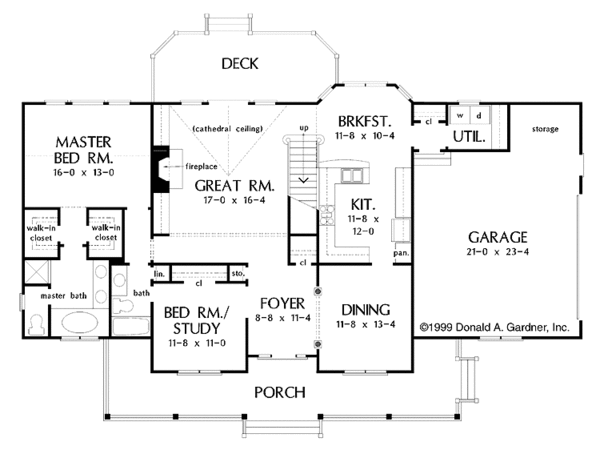 Home Plan - Country Floor Plan - Main Floor Plan #929-430