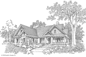 Craftsman Exterior - Front Elevation Plan #929-468