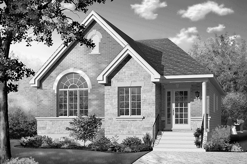 Home Plan - Traditional Exterior - Front Elevation Plan #23-2334