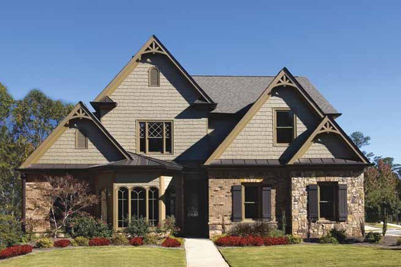 Dream House Plan - Traditional Exterior - Front Elevation Plan #54-298