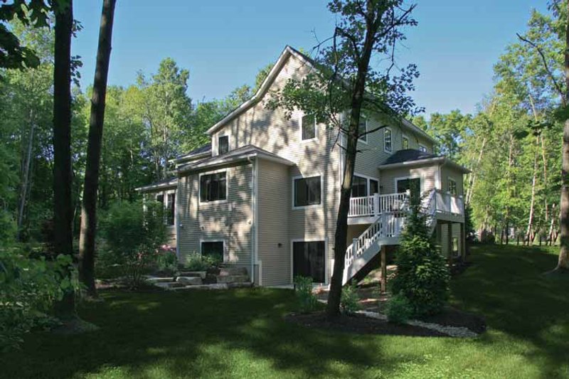 Dream House Plan - Exterior - Rear Elevation for Tudor House Plan #928-234 - 4 bed, 2.5 bath