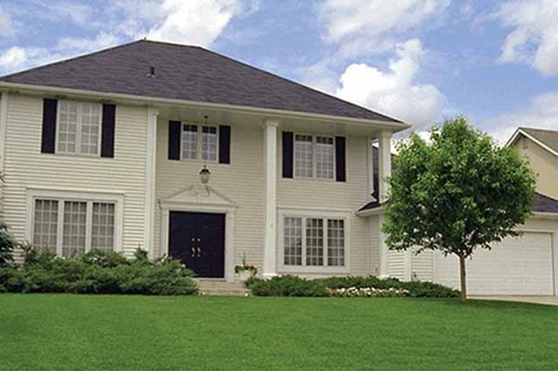Home Plan - Classical Exterior - Front Elevation Plan #51-892