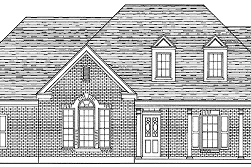 Dream House Plan - Country Exterior - Front Elevation Plan #410-3589