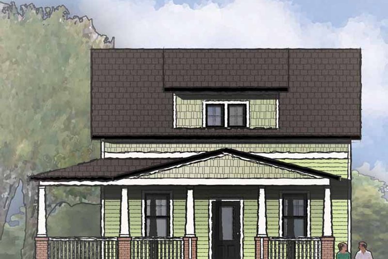 Home Plan - Exterior - Front Elevation 4 for Craftsman House Plan #936-9 - 3 bed, 2.5 bath