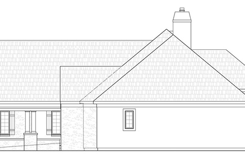 Dream House Plan - Exterior - Other Elevation for European House Plan #20-2251 - 3 bed, 3 bath