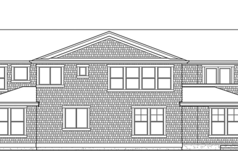 Dream House Plan - Exterior - Rear Elevation for Country House Plan #132-497 - 4 bed, 3.5 bath