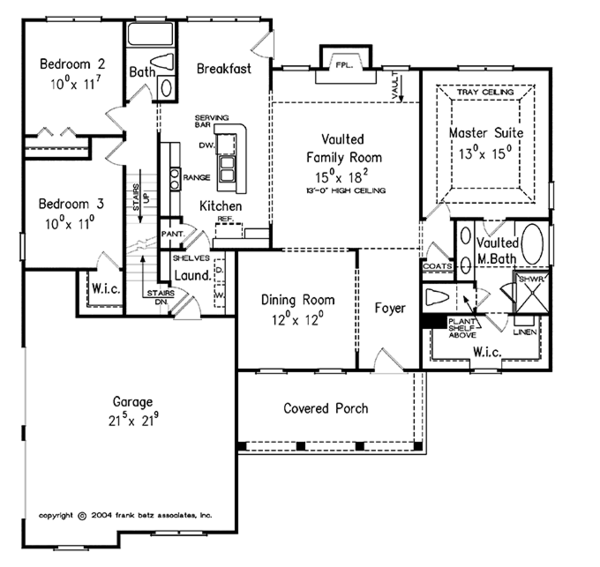 Architectural House Design - Country Floor Plan - Main Floor Plan #927-305