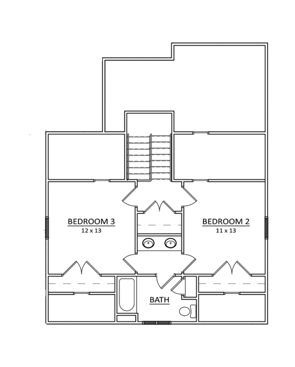Home Plan - Craftsman Floor Plan - Upper Floor Plan #936-9