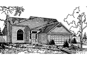 Contemporary Exterior - Front Elevation Plan #405-269