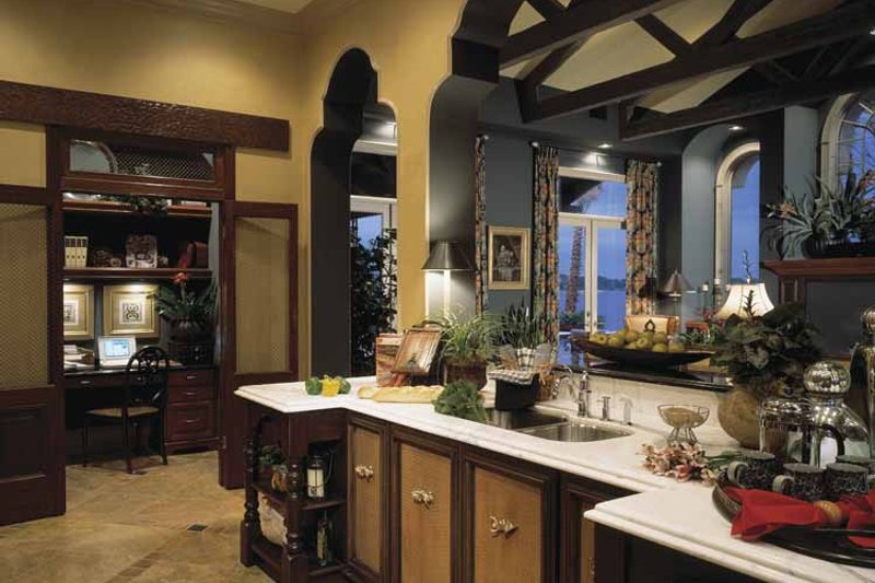 Dream House Plan - Interior - Kitchen for Mediterranean House Plan #1039-2 - 5 bed, 5 bath
