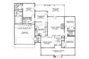 Country Style House Plan - 3 Beds 2 Baths 1806 Sq/Ft Plan #17-2772 