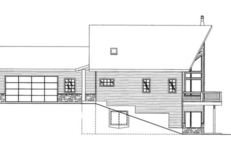 Architectural House Design - Exterior - Other Elevation for Ranch House Plan #117-833 - 4 bed, 3 bath