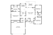Ranch Style House Plan - 3 Beds 2 Baths 1519 Sq/Ft Plan #17-2841 