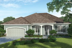 Country Exterior - Front Elevation Plan #938-32