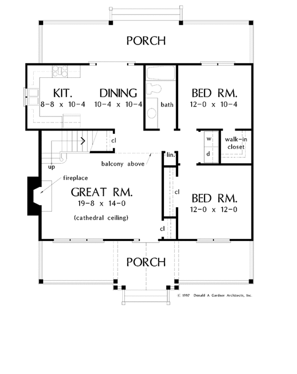 House Plan Design - Country Floor Plan - Main Floor Plan #929-290
