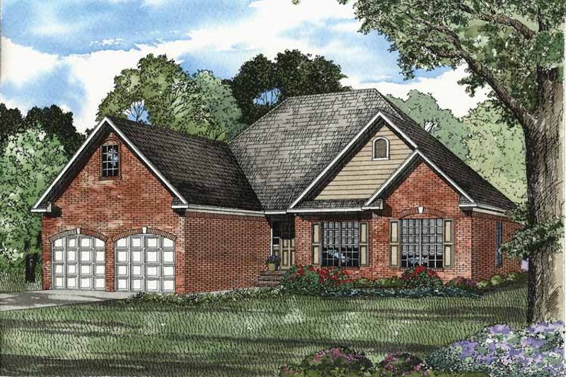 House Plan Design - Exterior - Front Elevation 3 for Traditional House Plan #17-2876 - 3 bed, 2 bath