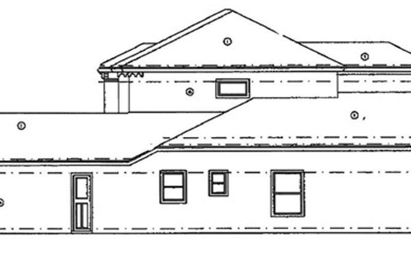 Home Plan - Exterior - Other Elevation for Mediterranean House Plan #417-572 - 4 bed, 5 bath