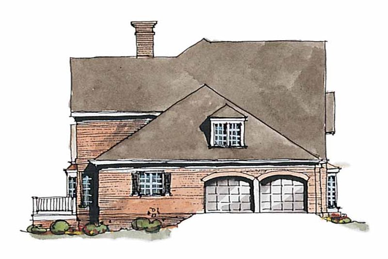 Dream House Plan - Exterior - Other Elevation for Traditional House Plan #429-187 - 4 bed, 3.5 bath