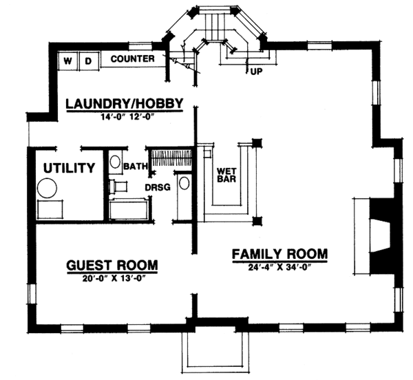 Architectural House Design - Classical Floor Plan - Other Floor Plan #1016-5