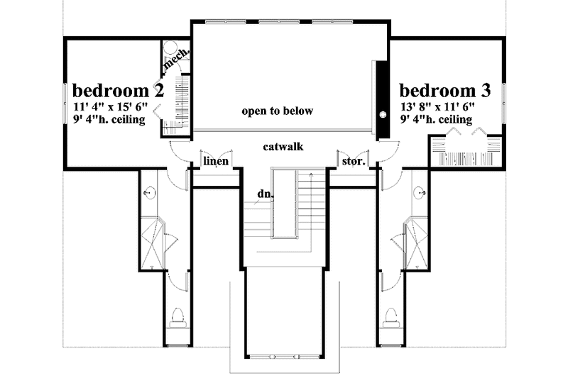 Dream House Plan - Floor Plan - Upper Floor for Country House Plan #930-147 - 3 bed, 3.5 bath