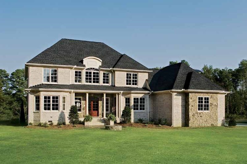 Home Plan - Exterior - Rear Elevation 1 for Country House Plan #929-678 - 5 bed, 4.5 bath