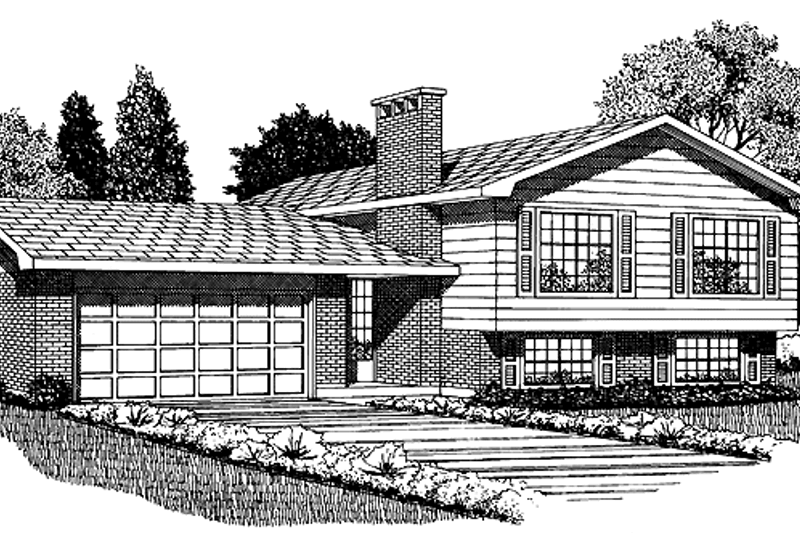 Architectural House Design - Contemporary Exterior - Front Elevation Plan #47-668