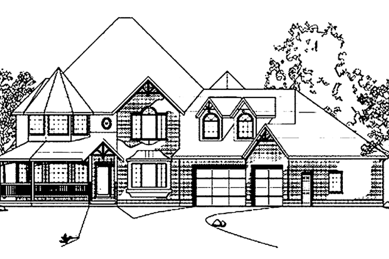 Home Plan - Country Exterior - Front Elevation Plan #945-52