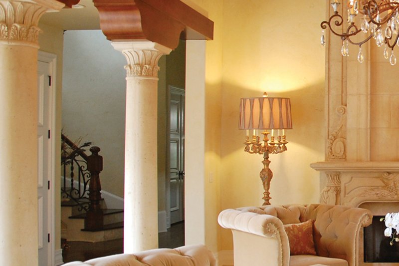 House Design - Interior - Family Room 4 for Mediterranean House Plan #1058-11 - 5 bed, 5 bath