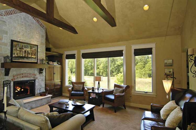 Home Plan - Interior - Family Room for Cottage House Plan #928-52 - 3 bed, 2.5 bath