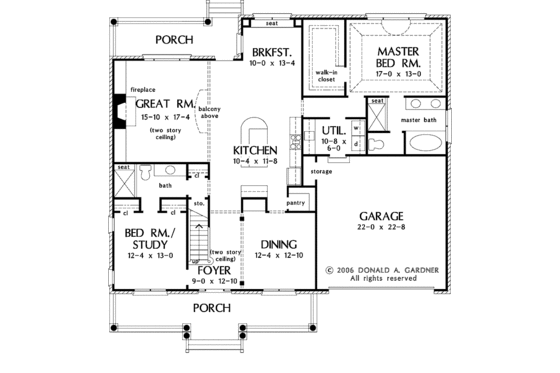 Floor Plan - Main Floor for Traditional House Plan #929-794 - 5 bed, 4 bath