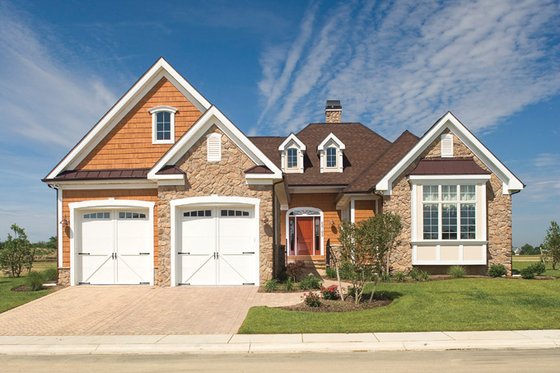 Exterior - Front Elevation 5 for Country House Plan #929-694 - 3 bed, 3 bath
