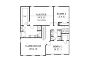 Traditional Style House Plan - 3 Beds 2.5 Baths 2650 Sq/Ft Plan #1053-50 