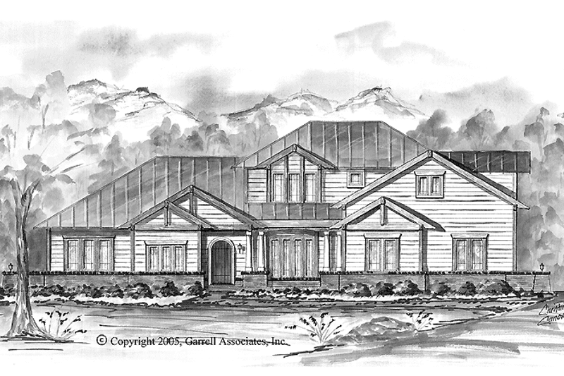 Dream House Plan - Exterior - Front Elevation 3 for Craftsman House Plan #54-258 - 3 bed, 2.5 bath