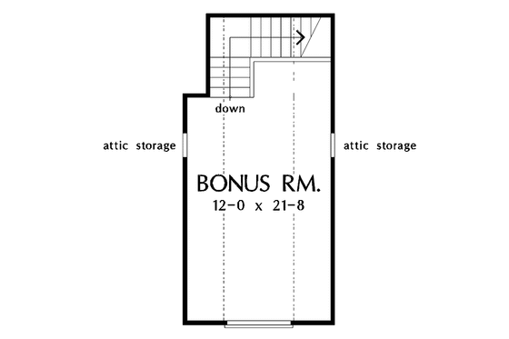 Floor Plan - Other Floor for Country House Plan #929-398 - 3 bed, 2 bath