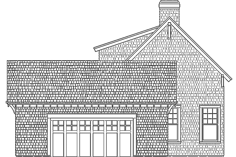 Home Plan - Exterior - Rear Elevation for Colonial House Plan #137-324 - 3 bed, 2.5 bath