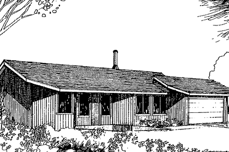 Dream House Plan - Craftsman Exterior - Front Elevation Plan #60-936