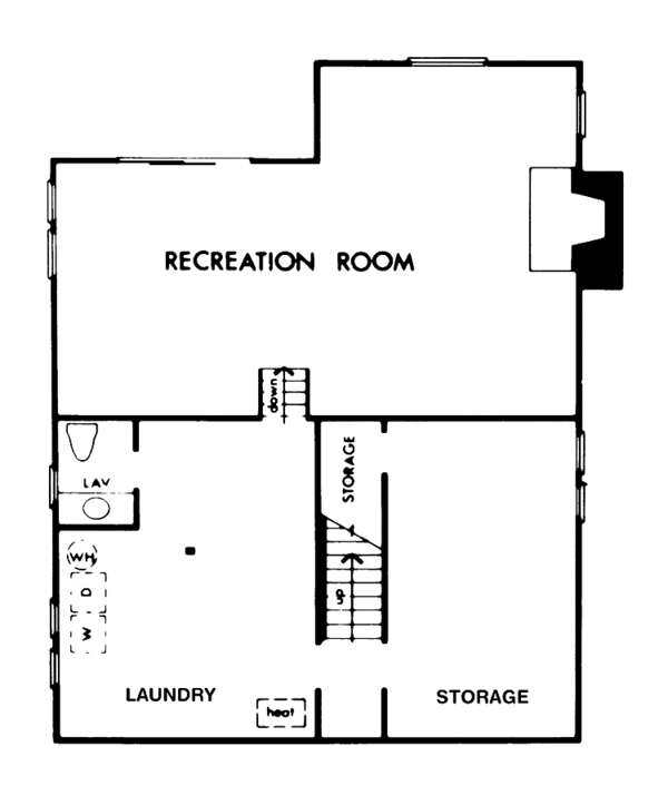 House Plan Design - Prairie Floor Plan - Lower Floor Plan #320-1226