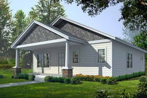 Home Plan - Craftsman Exterior - Front Elevation Plan #1037-6