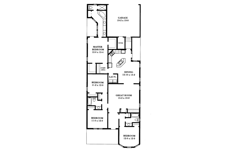 Victorian Style House Plan - 4 Beds 3 Baths 1949 Sq/Ft Plan #1047-14 ...