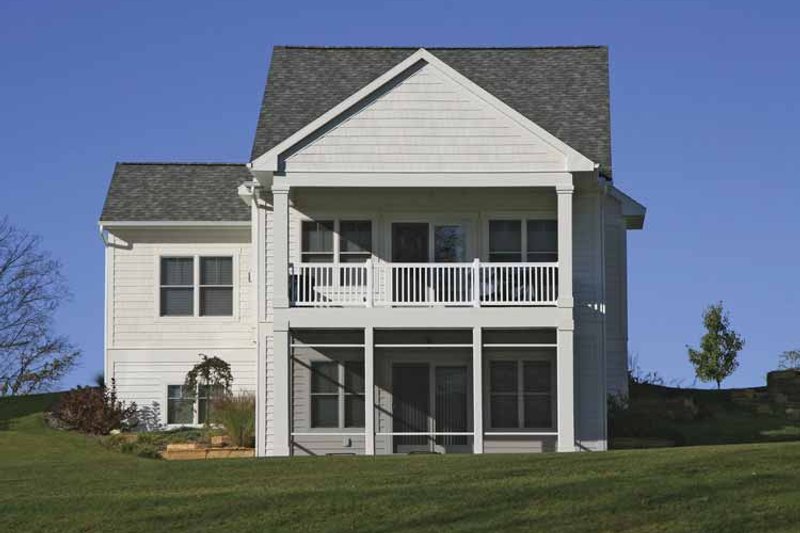 Dream House Plan - Exterior - Rear Elevation 3 for Traditional House Plan #928-181 - 3 bed, 2.5 bath