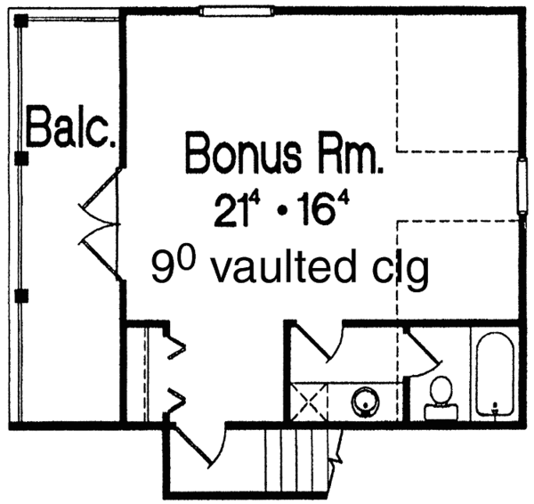 Dream House Plan - Country Floor Plan - Upper Floor Plan #417-750