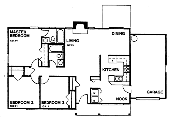 House Plan Design - Country Floor Plan - Main Floor Plan #30-232