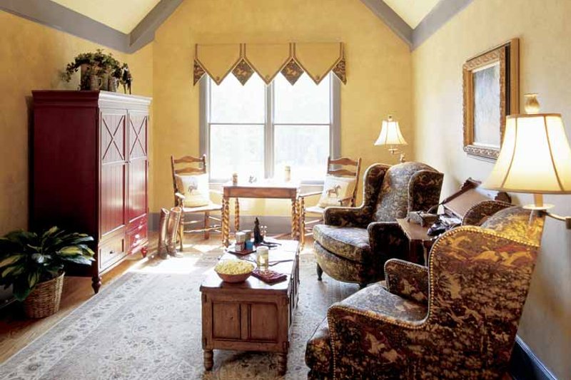 House Blueprint - Interior - Family Room 1 for Country House Plan #927-855 - 4 bed, 3.5 bath